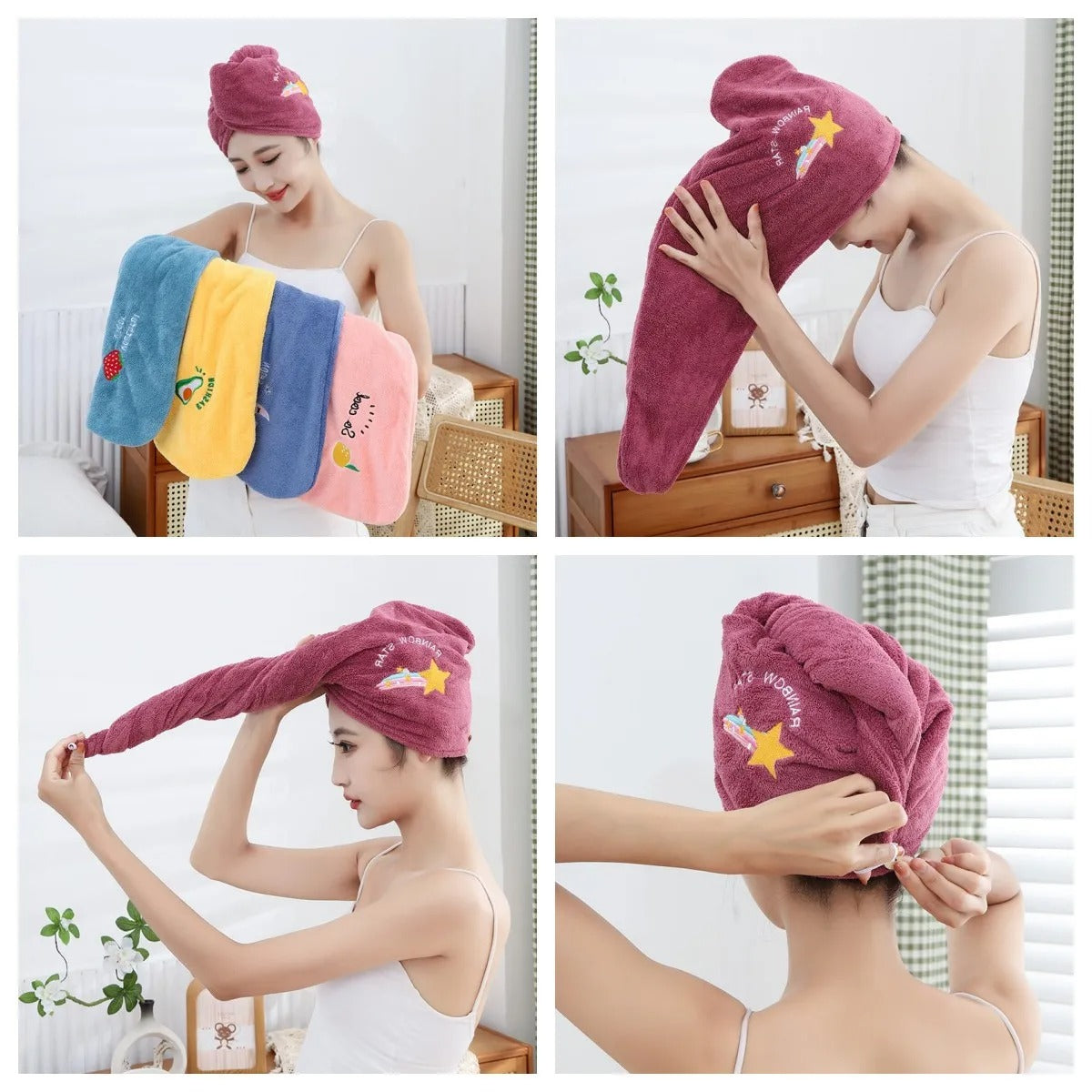 Turbante SúperAbsorbente 🌊🔄